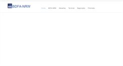 Desktop Screenshot of bdfa-nrw.de